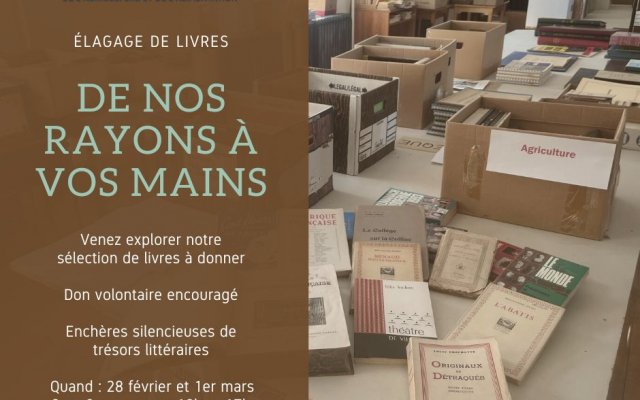 De nos rayons &agrave; vos mains 